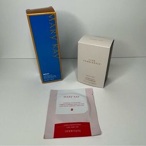 Mary Kay Bundle Live Fearlessly, Subtle Tanning Lotion, and Hydrogel Eye Patches
